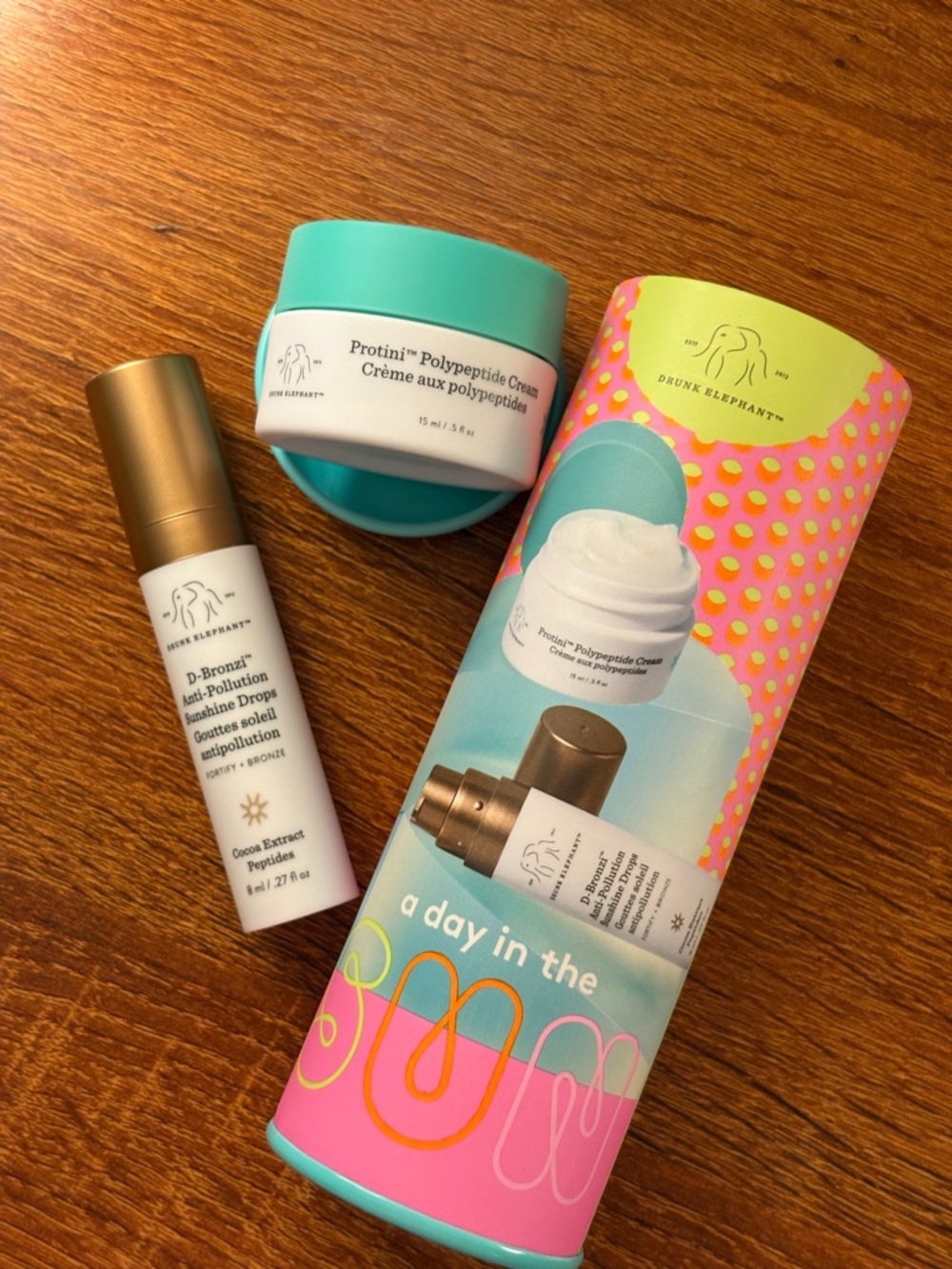 Drunk Elephant Protini & D-Bronzi Skincare Duo - A Day in the Sun Duo Set